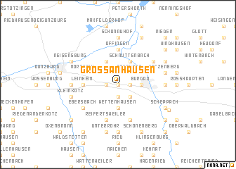 map of Großanhausen