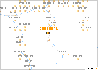 map of Grossarl