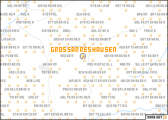 map of Großarreshausen