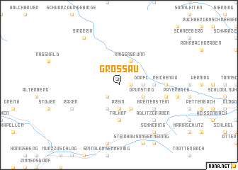 map of Grossau