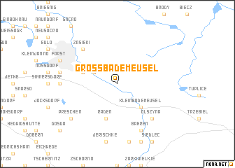 map of Groß Bademeusel