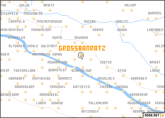 map of Groß Banratz