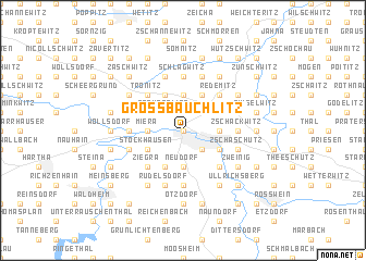 map of Großbauchlitz