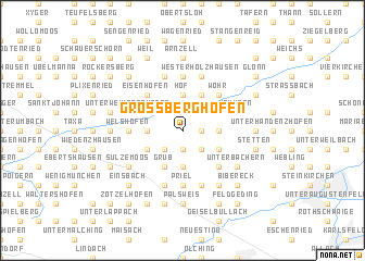 map of Großberghofen