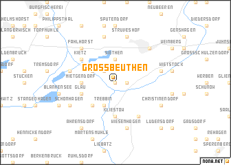 map of Großbeuthen