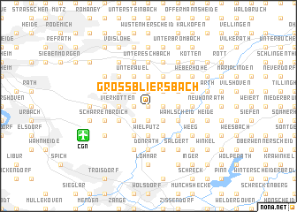 map of Groß Bliersbach