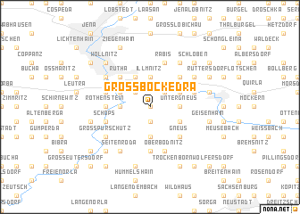 map of Großbockedra