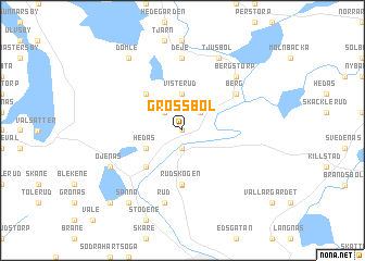 map of Grossbol