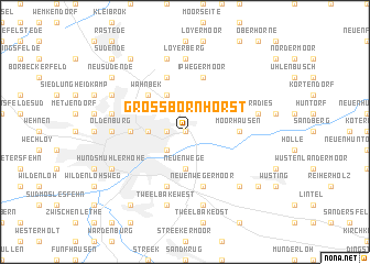 map of Groß Bornhorst