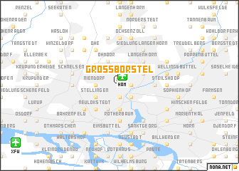 map of Groß Borstel