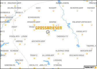 map of Groß Briesen