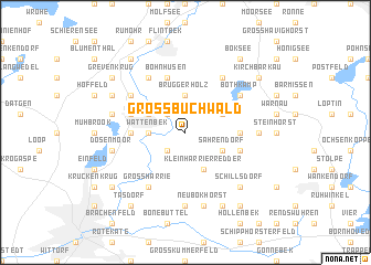 map of Groß Buchwald