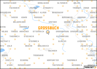 map of Großbuch