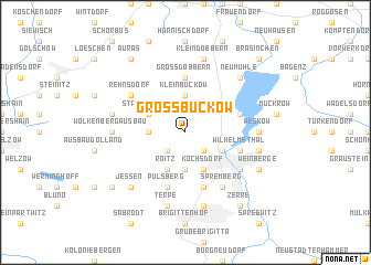 map of Groß Buckow