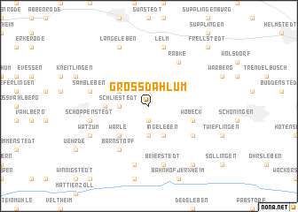 map of Groß Dahlum