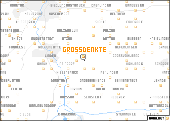 map of Groß Denkte