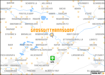 map of Großdittmannsdorf