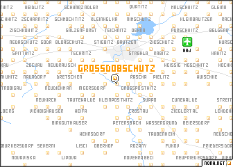 map of Großdöbschütz