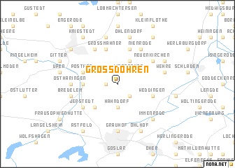 map of Groß Döhren