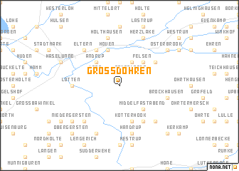 map of Groß Dohren