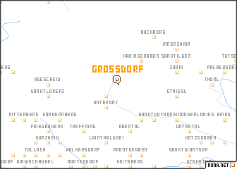 map of Grossdorf