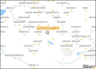 map of Groß Düben