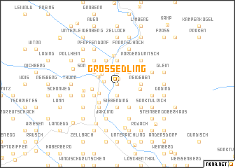 map of Großedling