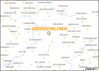 map of Großeicholzheim