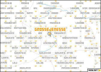 map of Grosse Jenesse