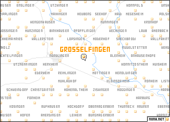 map of Großelfingen