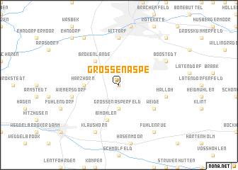 map of Großenaspe