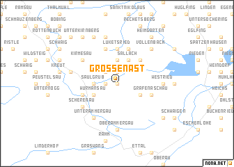 map of Großenast