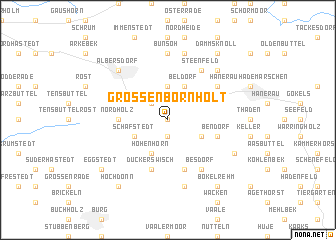 map of Großenbornholt