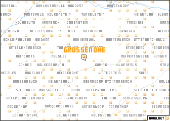 map of Großenohe