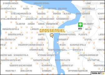 map of Großensiel