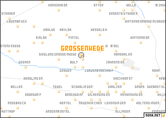 map of Großenwede