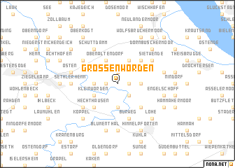 map of Großenwörden