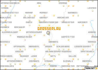 map of Grosserlau