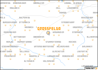 map of Groß Felda