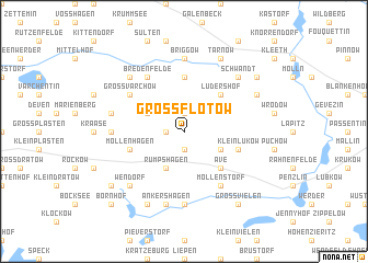 map of Groß Flotow