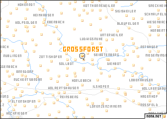 map of Großforst