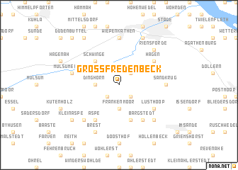 map of Groß Fredenbeck