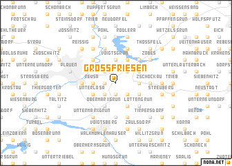 map of Großfriesen