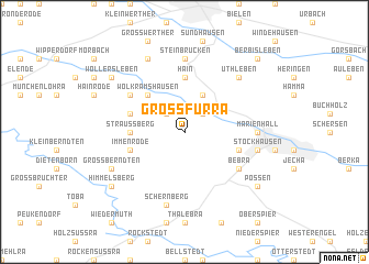 map of Großfurra