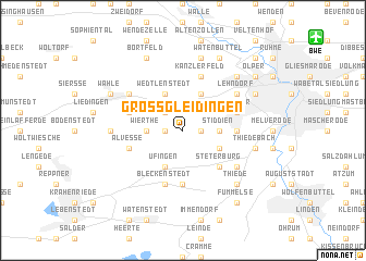 map of Groß Gleidingen