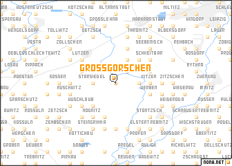 map of Großgörschen