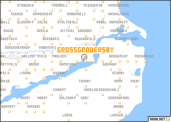 map of Groß Grödersby