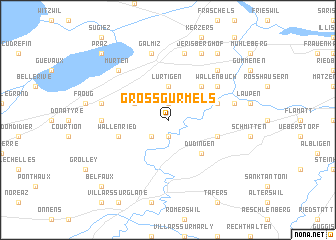 map of Gross Gurmels