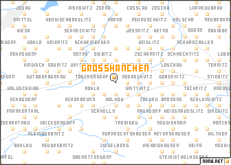 map of Grosshänchen