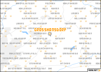 map of Großhansdorf